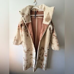 Lululemon lab Shearling Fleece Longline Coat
